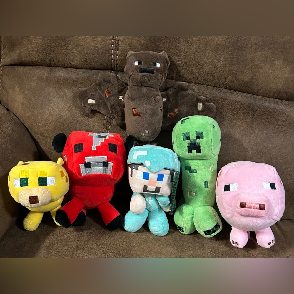 Minecraft Plushies - Set of 6